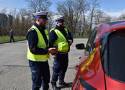 Akcja drogówki na al. Jana Pawła II w Tarnowie.  Policjanci prowadzą działania pod nazwą „Niechronieni uczestnicy ruchu drogowego”