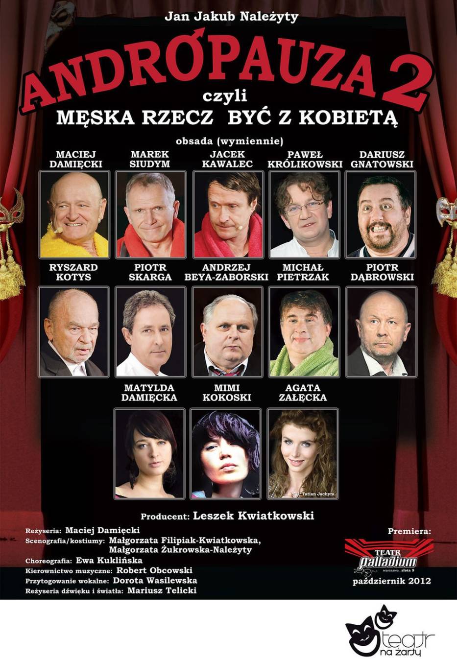 Plakat sztuki "Andropauza 2"