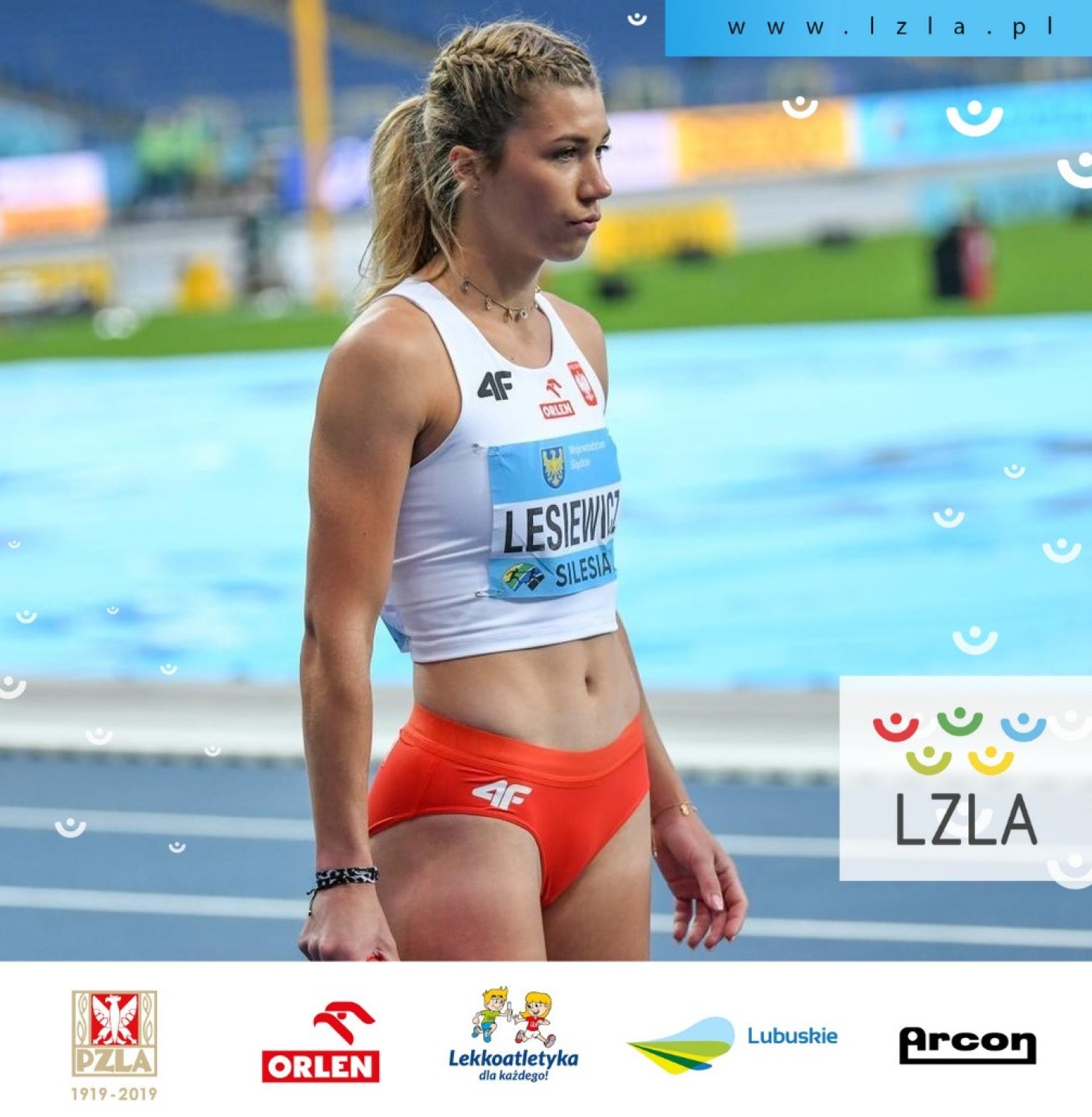 Kornelia Lesiewicz pobiegła w sztafecie jako pierwsza