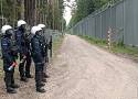 Policjanci z Krakowa też pracują na granicy z Białorusią. Trudna służba w trudnych warunkach