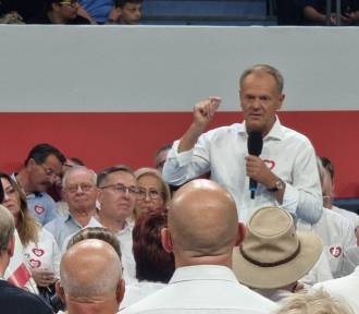 Tusk w Pile: Mogą mnie od Niemców wyzywać, ale ja chcę wygrać te wybory