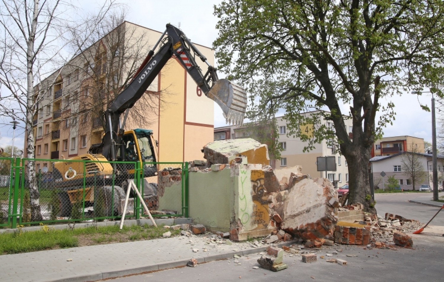 Remont wjazdu do szpitala w Siemiatyczach