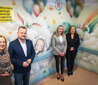 W Szpitalu Miejskim w Sosnowcu na porodówce powstał nowy mural!