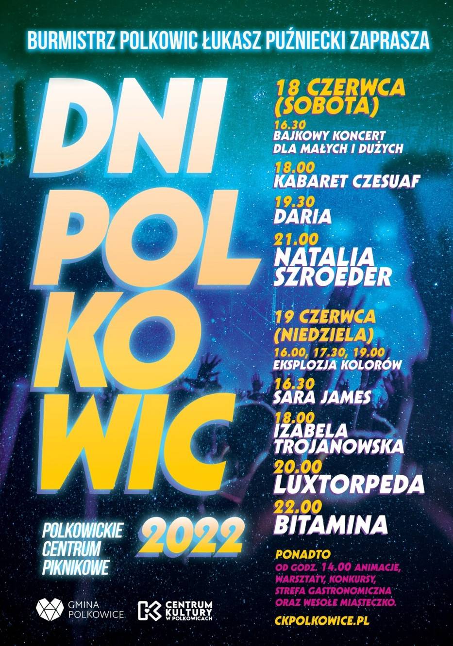 Dni Polkowic 2022 - plakat