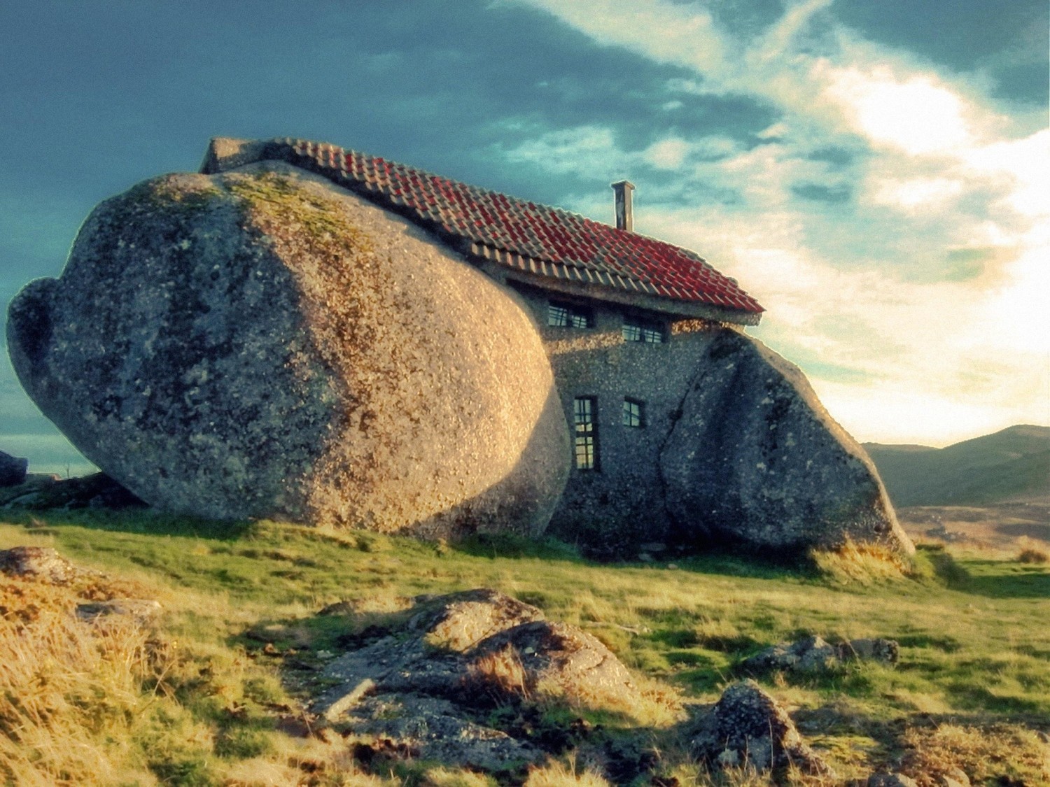 Casa do Penedo – dom w kamieniu