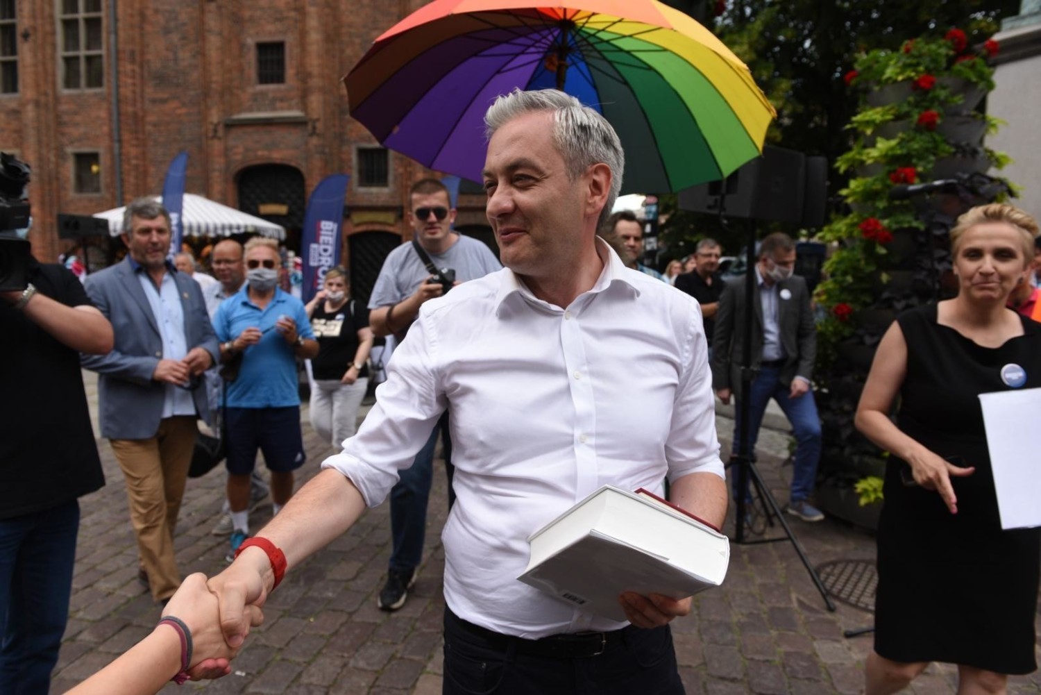 Robert Biedroń w Toruniu