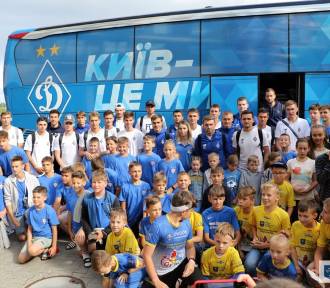 Dynamo Kijów hucznie powitane w Uniejowie ZDJĘCIA