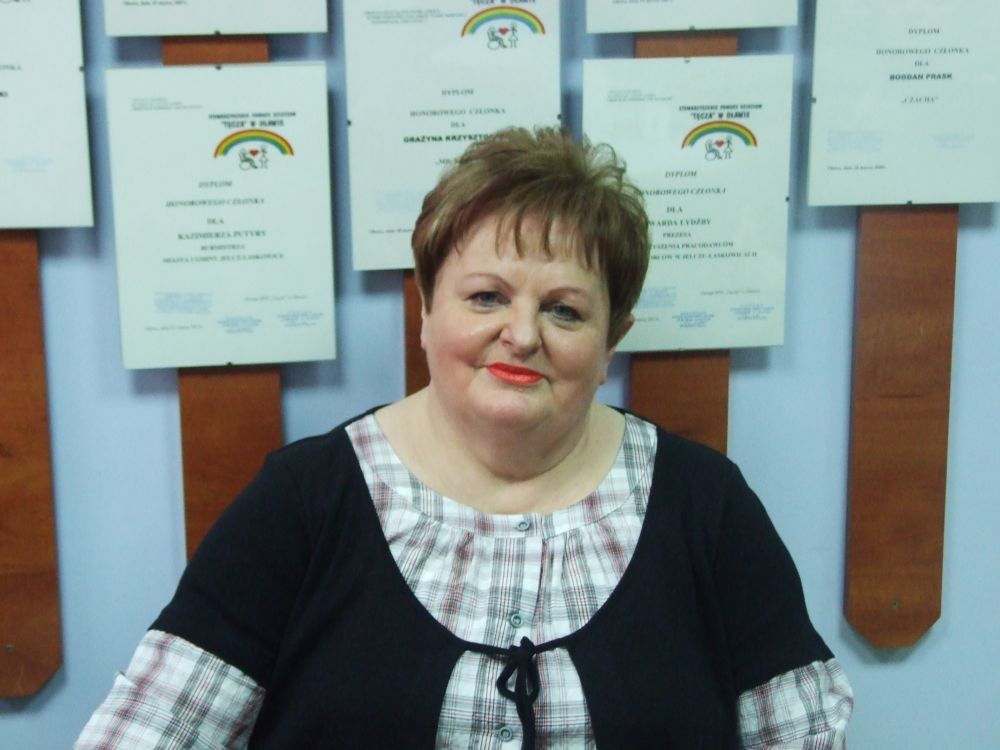 Wiesława Pohoriło - prezes Stowarzyszenia Pomocy Dzieciom "Tęcza"
