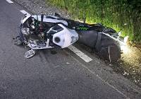 Śmiertelny wypadek w powiecie człuchowskim - motocyklista zderzył się z sarną