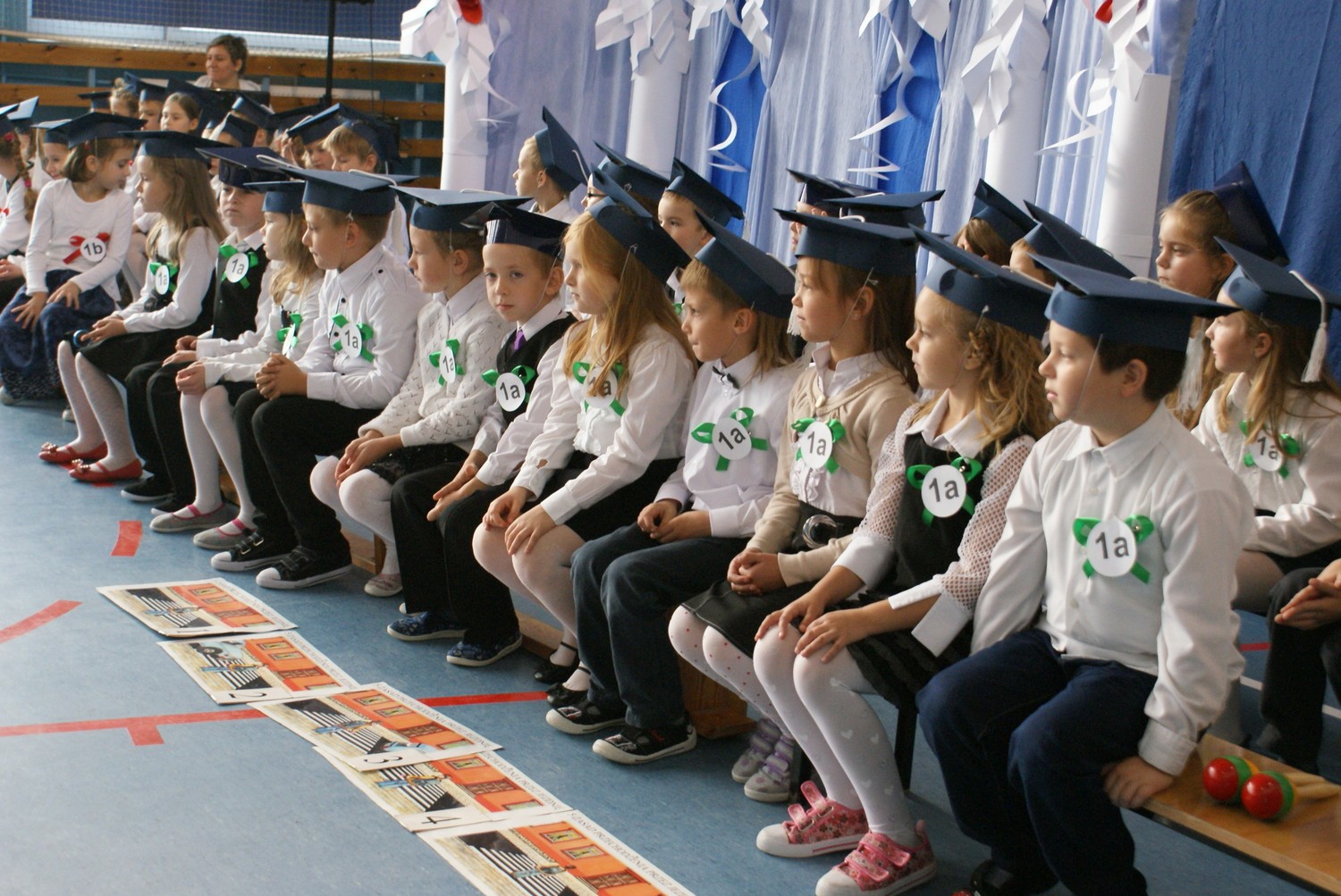 Pasowanie pierwszaków w SP 11 w Kaliszu