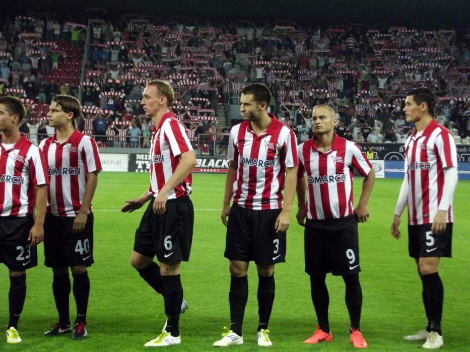 Podczas zeszłorocznego meczu Cracovii