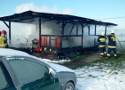 W gminie Darłowo spłonął domek wczasowy ZDJĘCIA