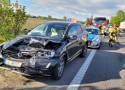 Wypadek w Widlinie (20.05.2022). 32-latka z Gdyni jechała za blisko i staranowała toyotę. Auto do naprawy plus mandat na 1,5 tys. | ZDJĘCIA