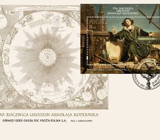 550. rocznica urodzin Mikołaja Kopernika. Zaprezentowano wyjątkowy znaczek