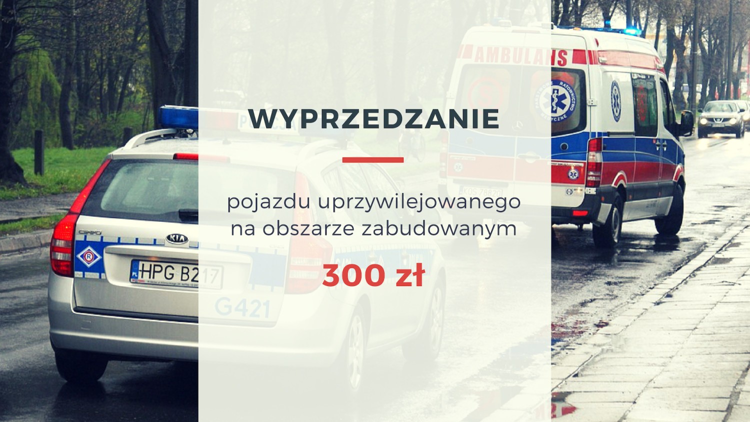 Wyprzedzanie pojazdu uprzywilejowanego