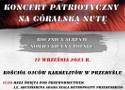 W niedzielę koncert patriotyczny w Przemyślu z okazji rocznicy sowieckiej napaści na Polskę