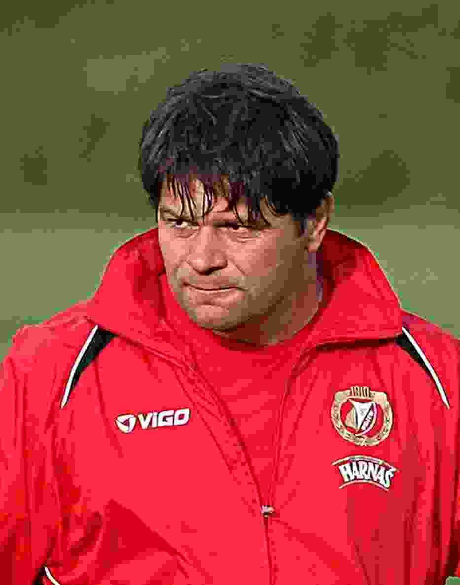 Trener Widzewa Radosław Mroczkowski