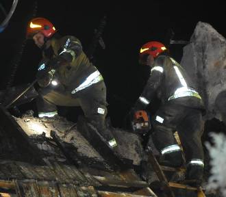 Straszliwa tragedia w Dąbrowie Wielkiej!Trzyosobowa rodzina zginęła w płomieniach FOT