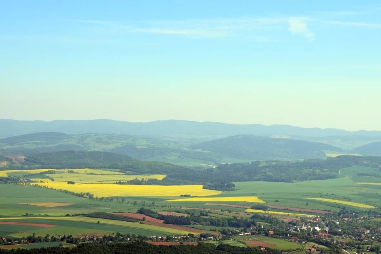 Widok ze Szczelińca Wielkiego