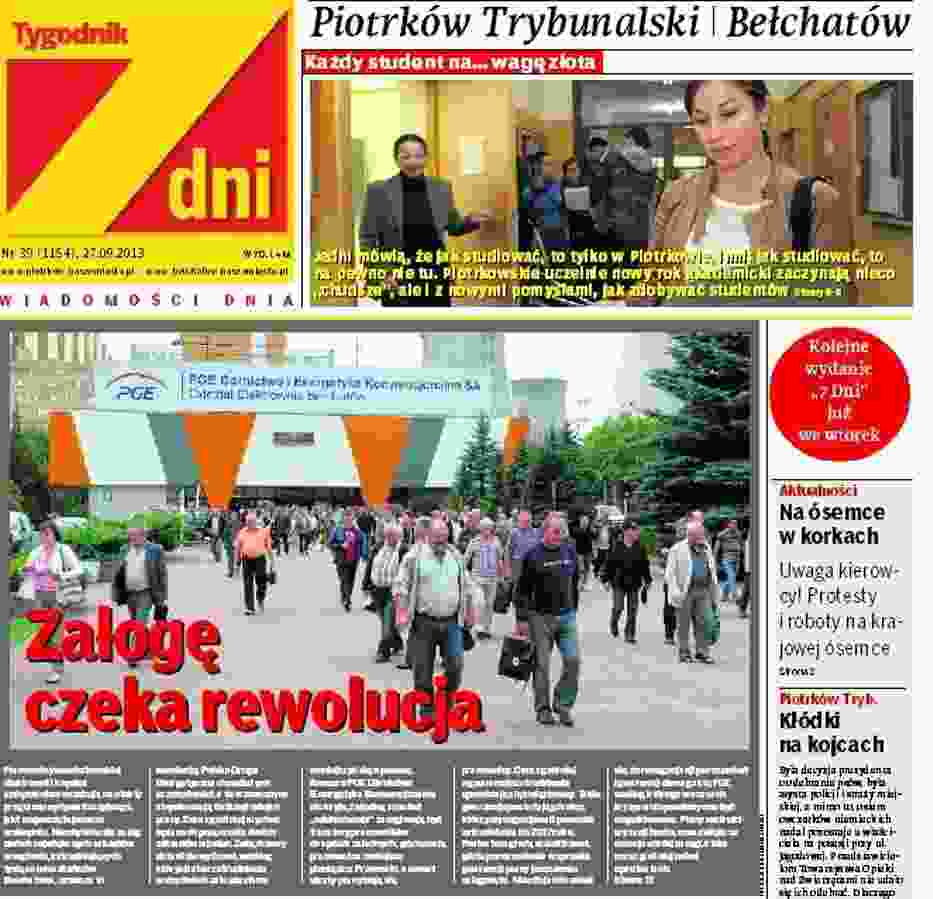 Tygodnik "7 Dni" w Piotrkowie i Bełchatowie