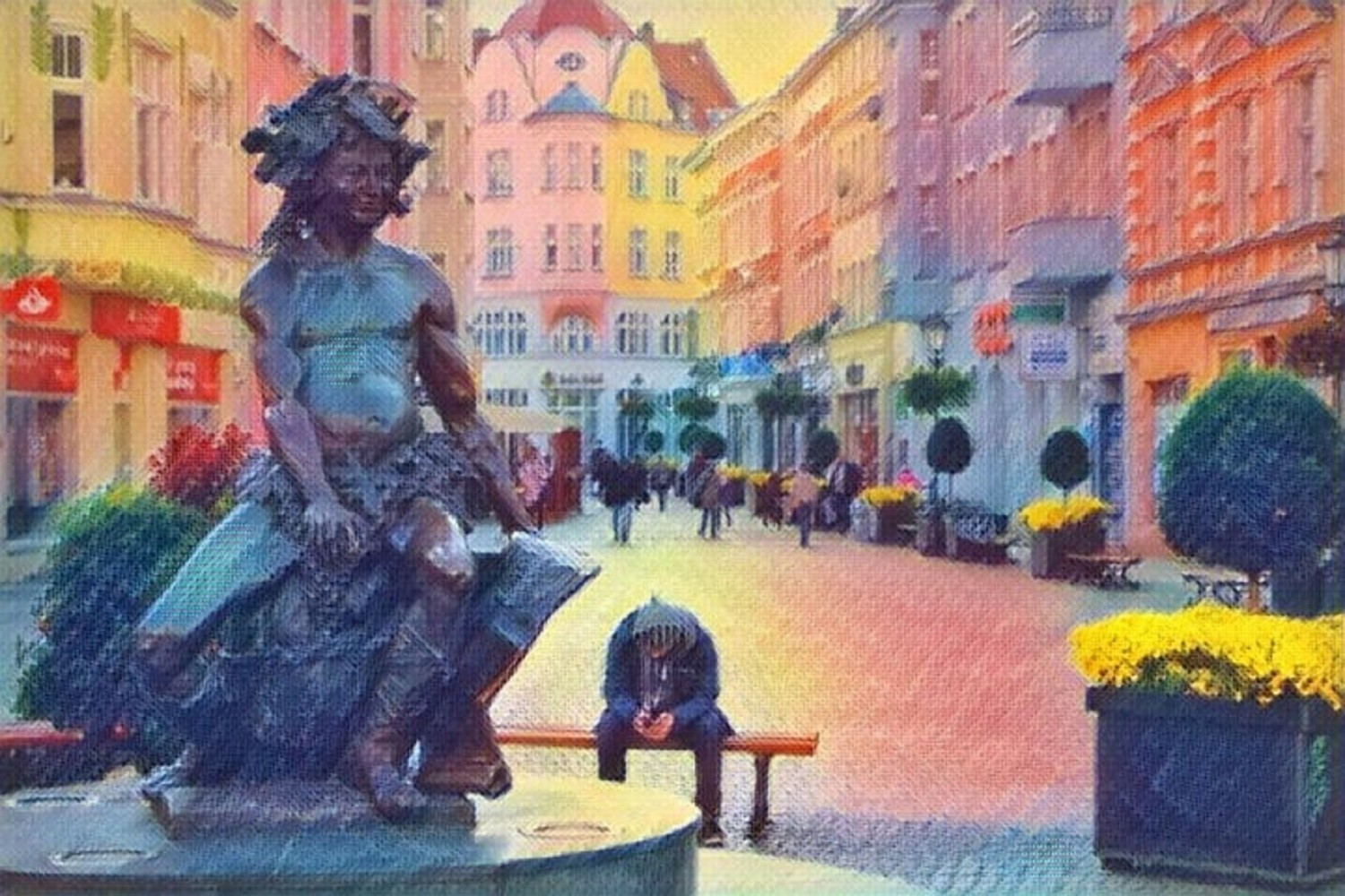 Takiej Zielonej Góry na pewno nie znacie! Mamy dla Was małą niespodziankę w postaci fotografii, które przedstawiają Winny Gród w formie malowanej