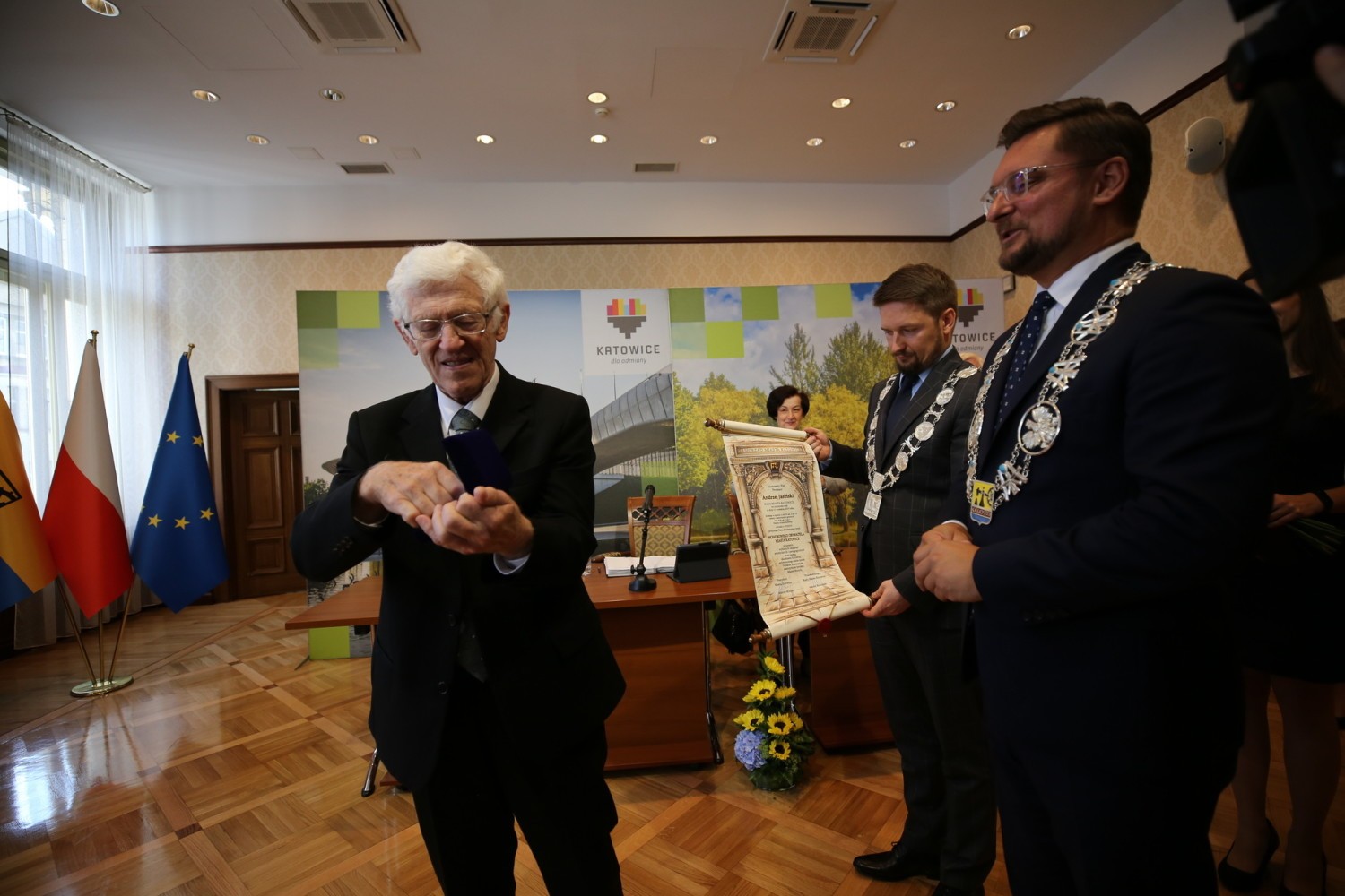 W środę, 11 września, w Pałacu Goldsteinów w Katowicach odbyła się uroczysta sesja Rady Miasta