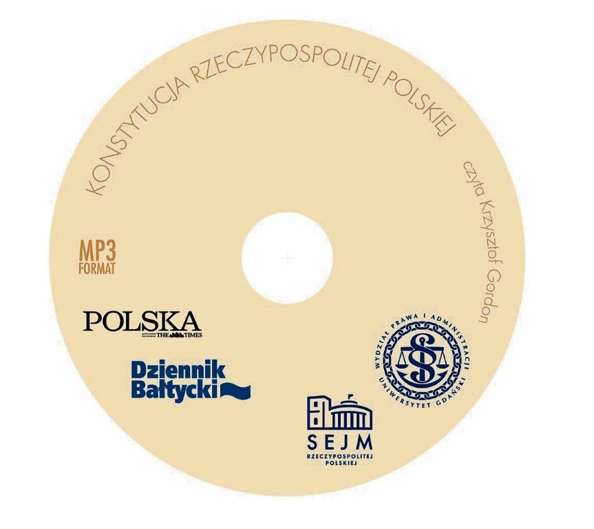Konstytucja RP zostanie dołączona do wtorkowego "Dziennika Bałtyckiego"