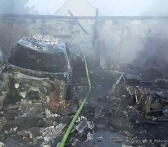 Pożar w gminie Przedbórz. Płonął garaż w miejscowości Gaj