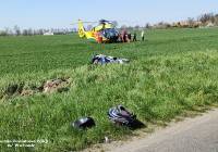 Tragiczny początek sezonu. W wypadku pod Wschową zginął 52-letni motocyklista