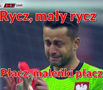 Polska - San Marino MEMY Fabiański ze łzami w oczach pożegnał reprezentację