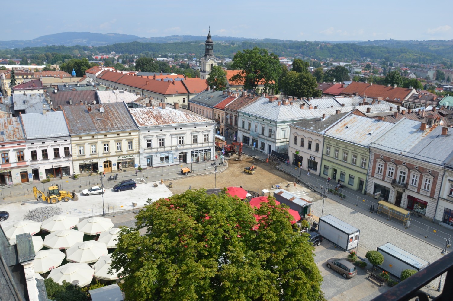 Widoki z wieży ratuszowej