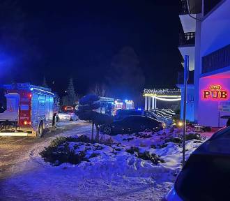 AKTUALIZACJA . Pożar w hotelu Sandra Spa w Karpaczu