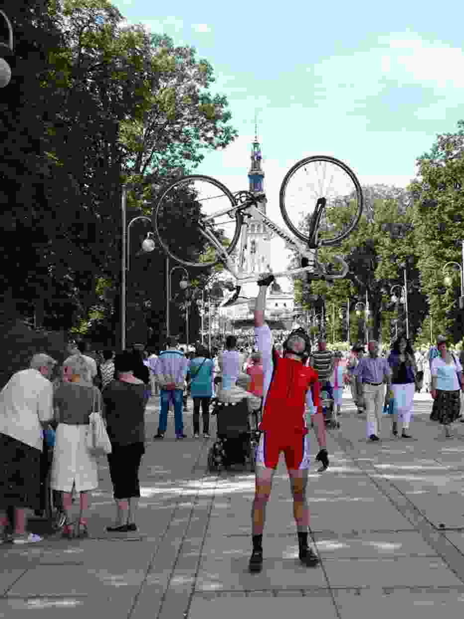 Piotr Sadowski jeździ na rowerze nie tylko na co dzień do pracy, ale też rekreacyjnie