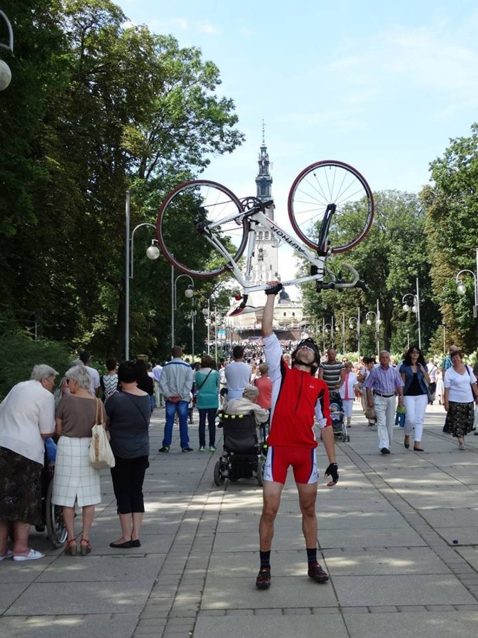 Piotr Sadowski jeździ na rowerze nie tylko na co dzień do pracy, ale też rekreacyjnie