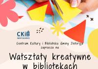 „Letnie warsztaty kreatywne w bibliotekach” w gminie Złotoryja