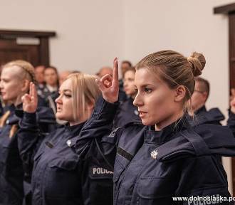 Nowe policjantki i policjanci na Dolnym Śląsku. Gdzie będą pełnić służbę? ZDJĘCIA