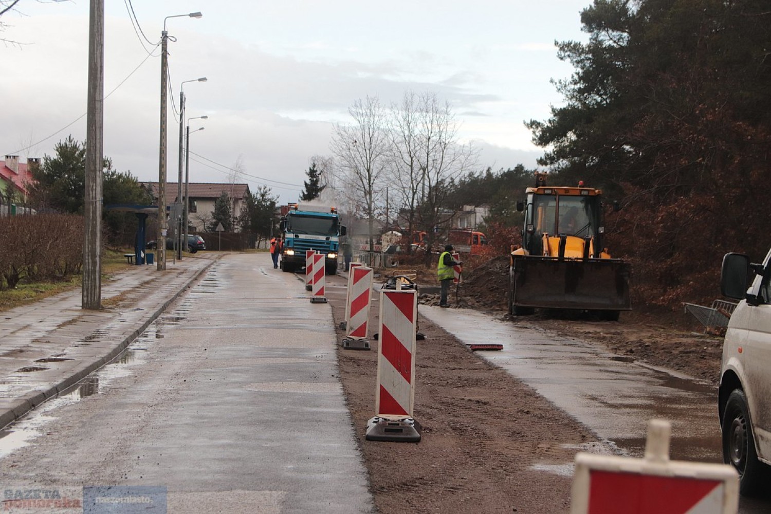 Włocławek - trwają inwestycje drogowe, remonty, przebudowy