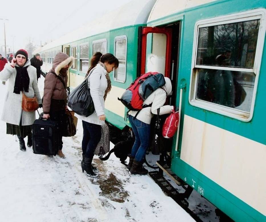 Różne niespodzianki mogą nas spotkać zimą w pociągach