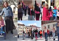 Taneczny protest przeciw przemocy wobec kobiet na Rynku