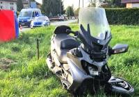 Motocyklista zginął w wypadku drogowym w Kętach. Ratownicy długo walczyli o życie