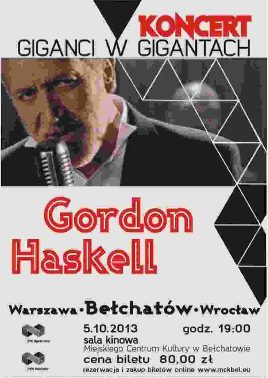 Gordon Haskell w Bełchatowie