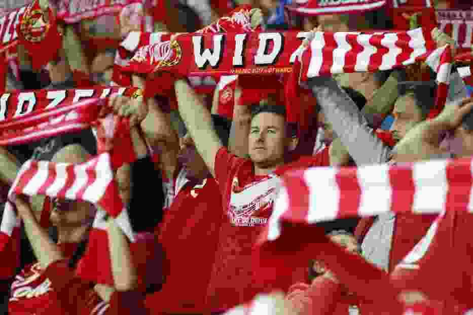 Trener Błękitnych boi się tumultu na Widzewie