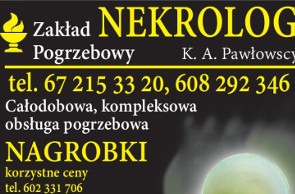 Zakład Pogrzebowy NEKROLOG Aleksander Pawłowski