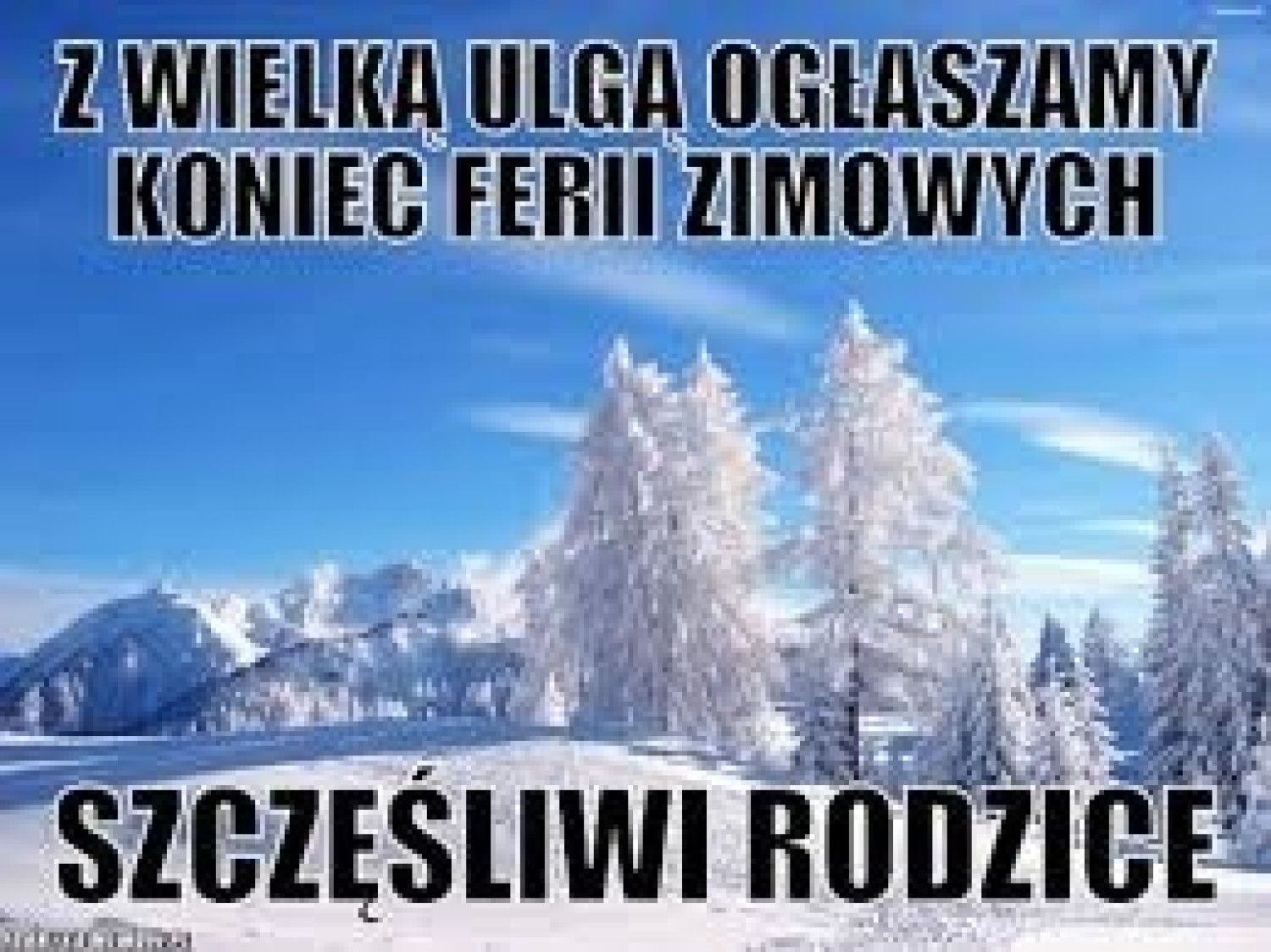 Niedziela, 27 stycznia to ostatni dzień ferii zimowych dla uczniów z Wielkopolski