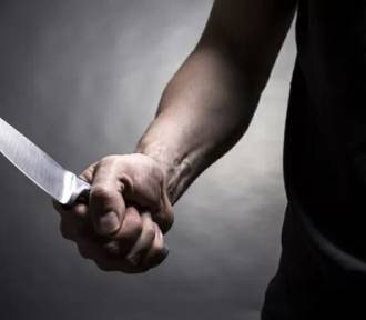 Napad z nożem w ręku w Wielkopolsce. Agresor miał przy sobie narkotyki