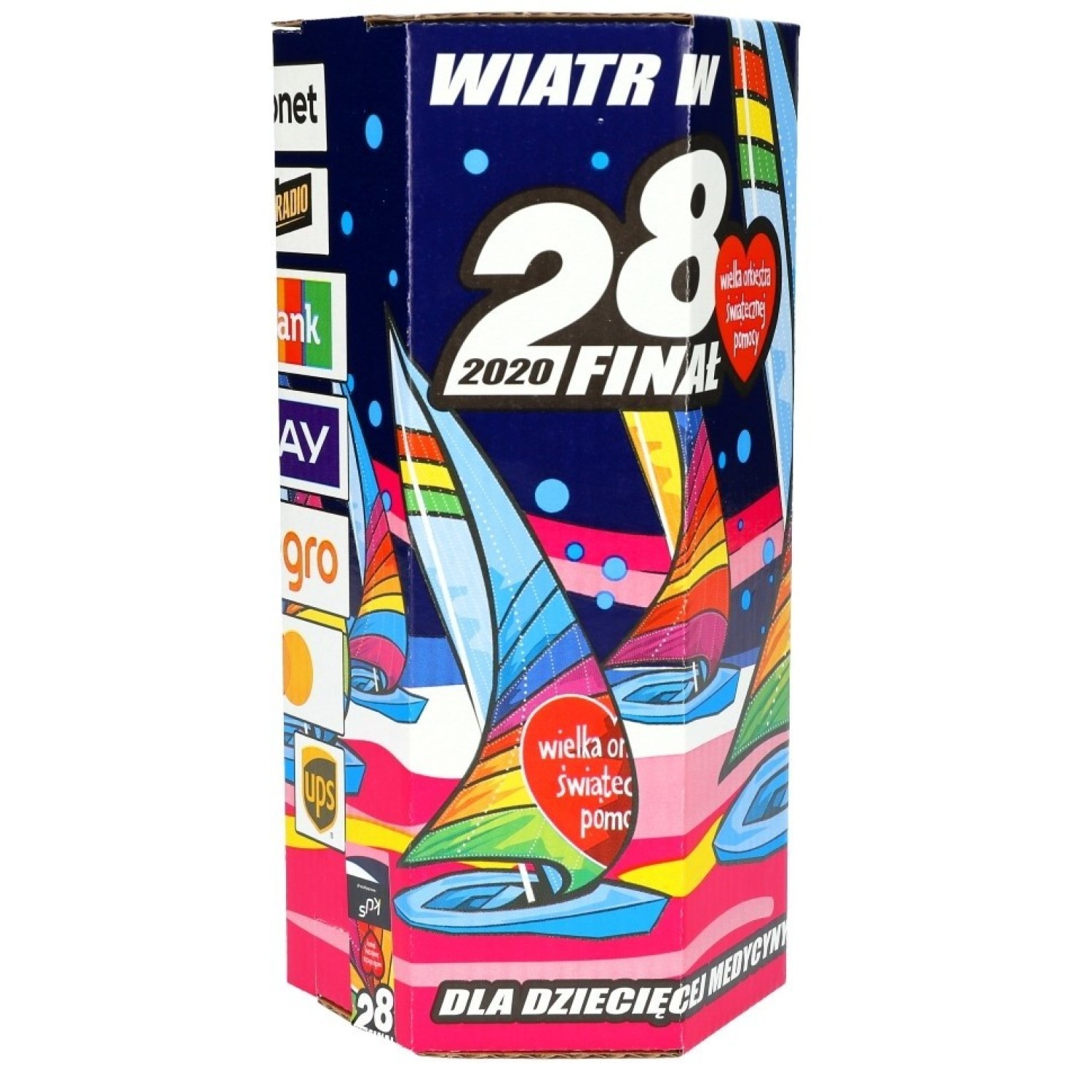 puszka z banderolą
