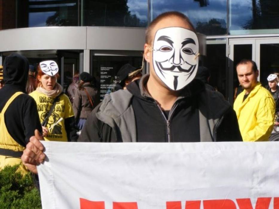 Przecwko ACTA będą protestować m.in. anarchiści