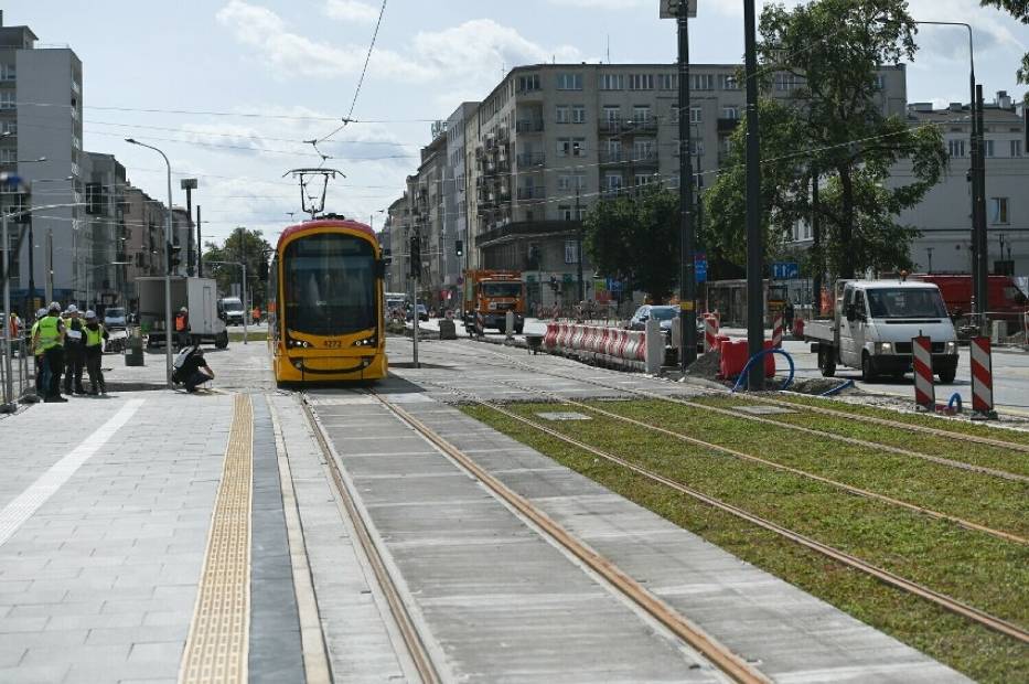 Budowa tramwaju na Wilanów / zdjęcie ilustracyjne