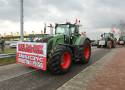 Rolnicy blokowali zjazdy na autostradę A1 przy węźle Świerklany. Protestujący walczą ze zbożem "technicznym" i unijnym Zielonym Ładem