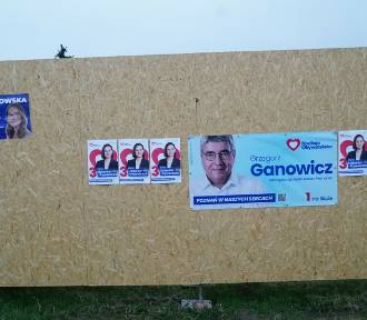 Falstart kampanii! Przedwczesne plakaty na tablicach w Poznaniu. Będą je ściągać?